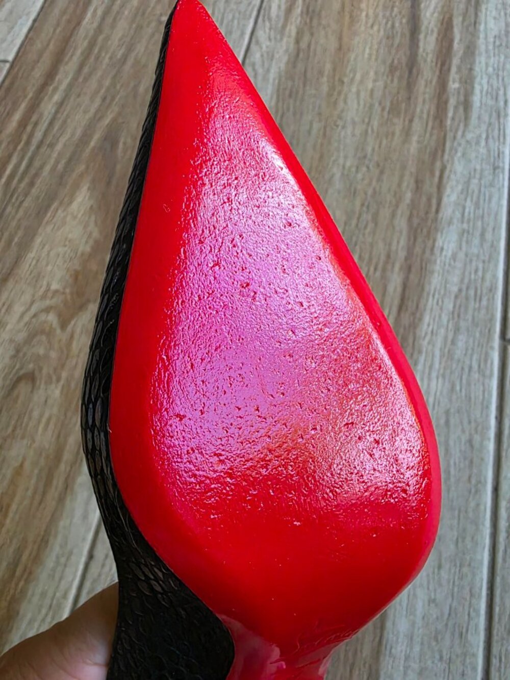 Christian Louboutin Black Lizard Print Slingback Shoes Eur. 37 - Picture 10 of 13